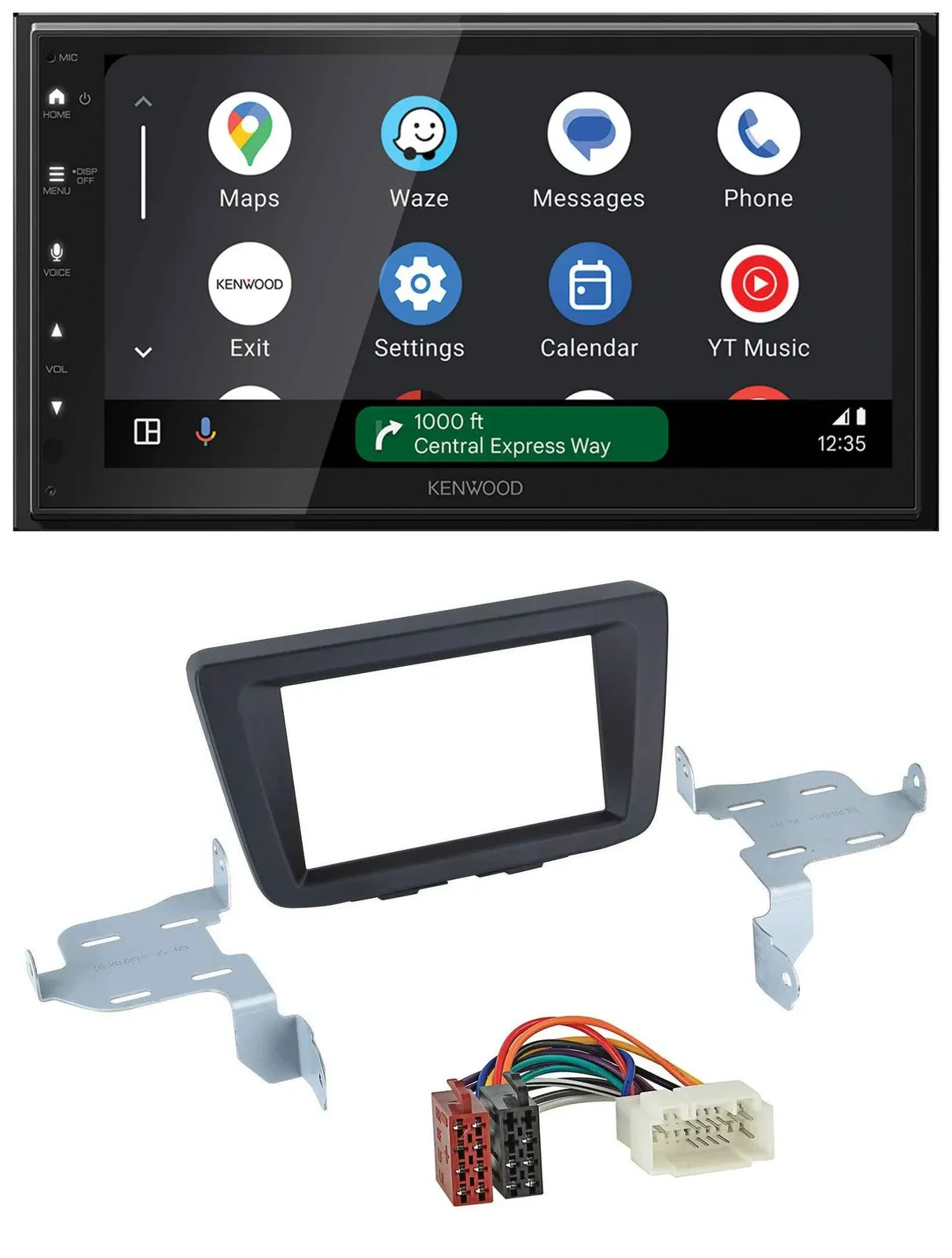 Kenwood DAB Bluetooth USB MP3 2DIN Autoradio für Suzuki Baleno EW ab 2016