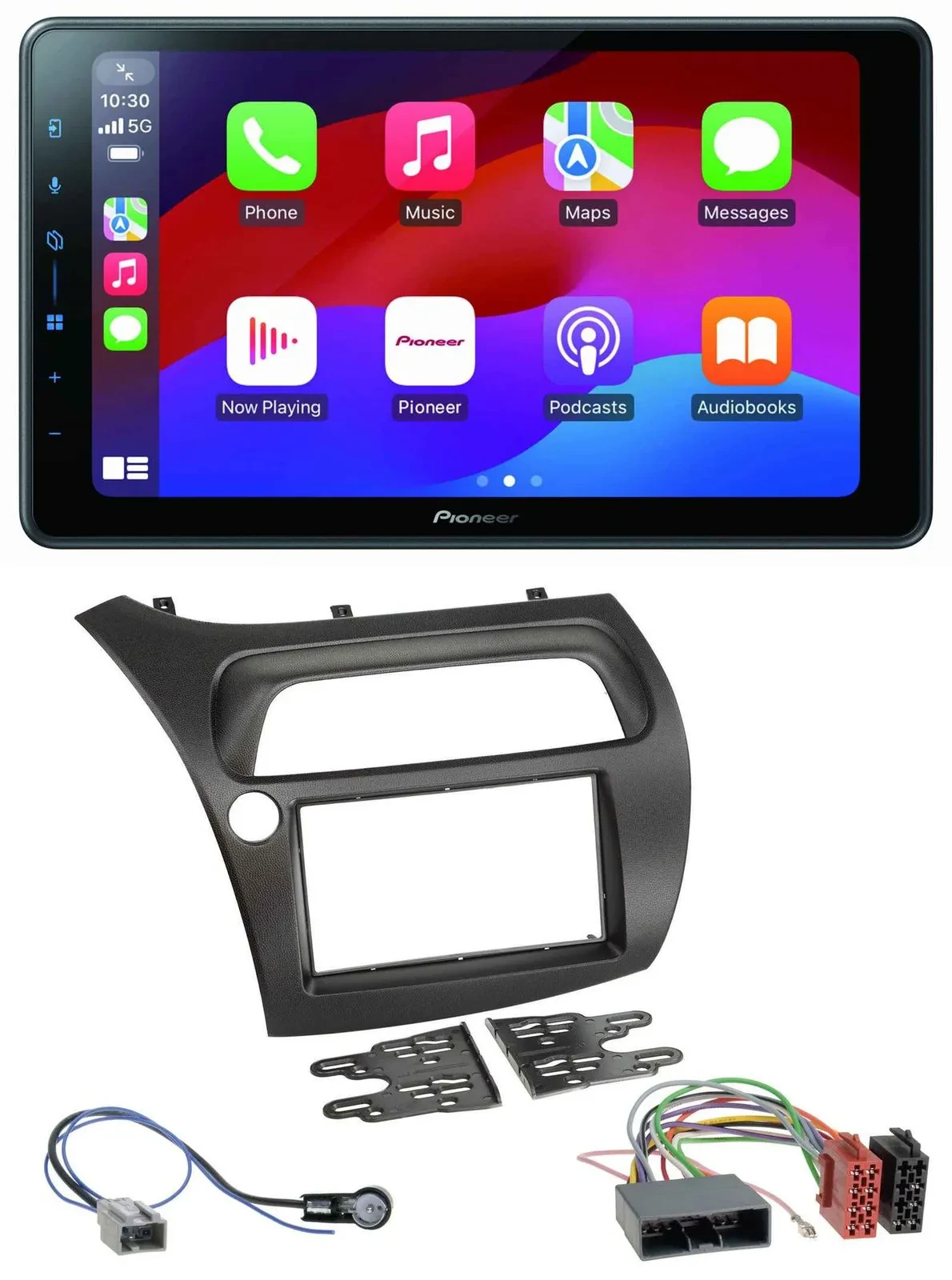 Автомагнитола Pioneer 2DIN Bluetooth USB DAB для Honda Civic (2006–2012)