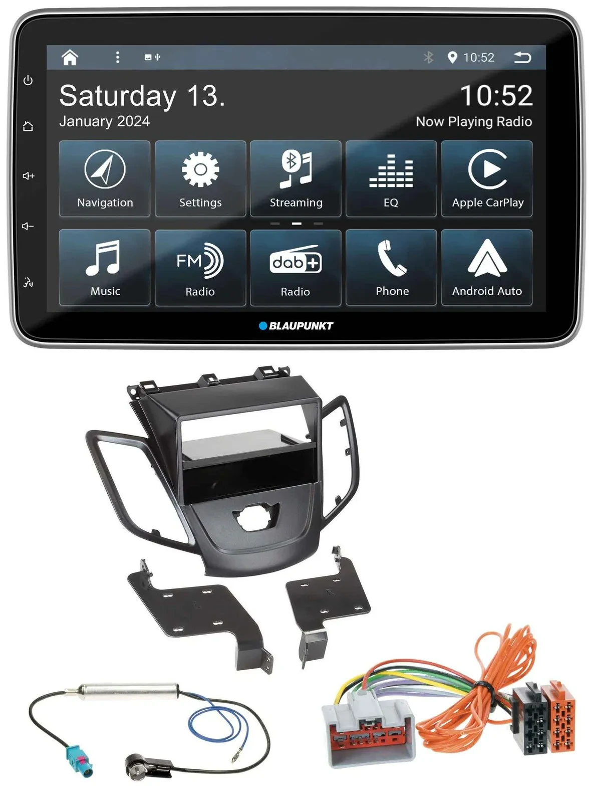 Blaupunkt USB DAB SD MP3 Bluetooth Autoradio für Ford Fiesta JA8 08-10 ohne Disp