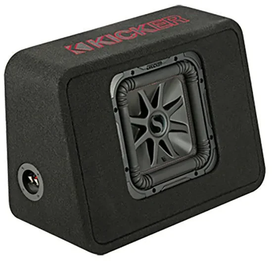 Автомобильный сабвуфер KICKER 45TL7R102 10", фазоинверторный, квадратный, 1 динамик