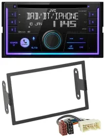 Автомагнитола JVC 2DIN DAB Bluetooth CD для Nissan Xterra 2000–2004