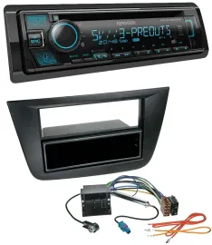 Автомагнитола Kenwood Bluetooth USB CD MP3 DAB, черный, для Seat Toledo/Altea (с 2005)