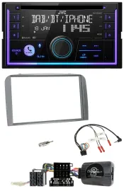 JVC Lenkrad USB 2DIN DAB Bluetooth CD Autoradio für Alfa Romeo 147 GT 2007-2010