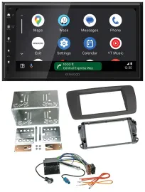 Kenwood DAB Bluetooth USB MP3 2DIN Autoradio für Seat Ibiza ab 08 tuam-grey