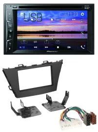 Pioneer Bluetooth 2DIN USB DVD DAB MP3 Autoradio für Toyota Prius+ (ab 2012)
