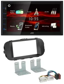 JVC USB Bluetooth MP3 DAB 2DIN Autoradio für Kia Soul ab 14 PS schwarz