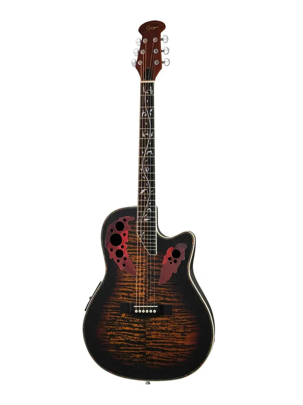 Электроакустическая гитара Smiger SM-4160-EQ 3-Tone Sunburst