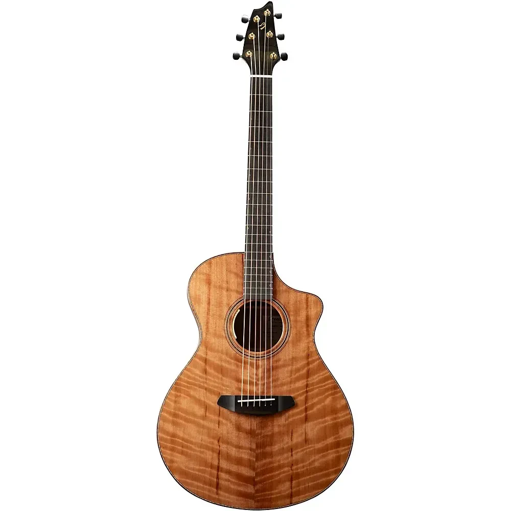 Электроакустическая гитара Breedlove Oregon Figured Redwood Myrtlewood Concert Natural