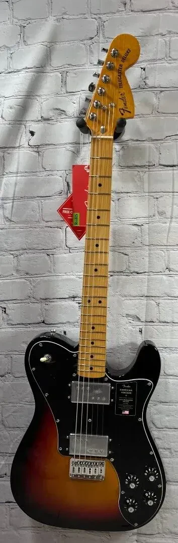 Электрогитара Fender American Vintage II 1975 Telecaster Deluxe Sunburst с кейсом