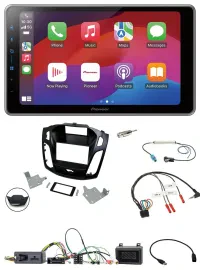 Автомагнитола Pioneer 2-DIN DAB Bluetooth USB для Ford Focus 2014–2018 с поддержкой кнопок на руле