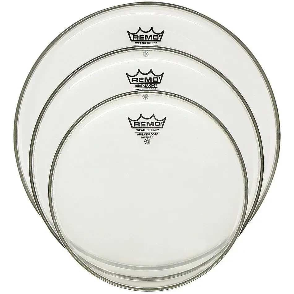 Набор пластиков для барабана Remo Ambassador Clear PP-1182-BA