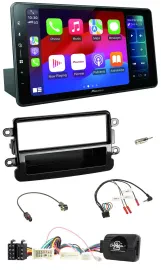 Pioneer Bluetooth DAB Lenkrad USB Autoradio für Dacia ab 2012 piano schwarz