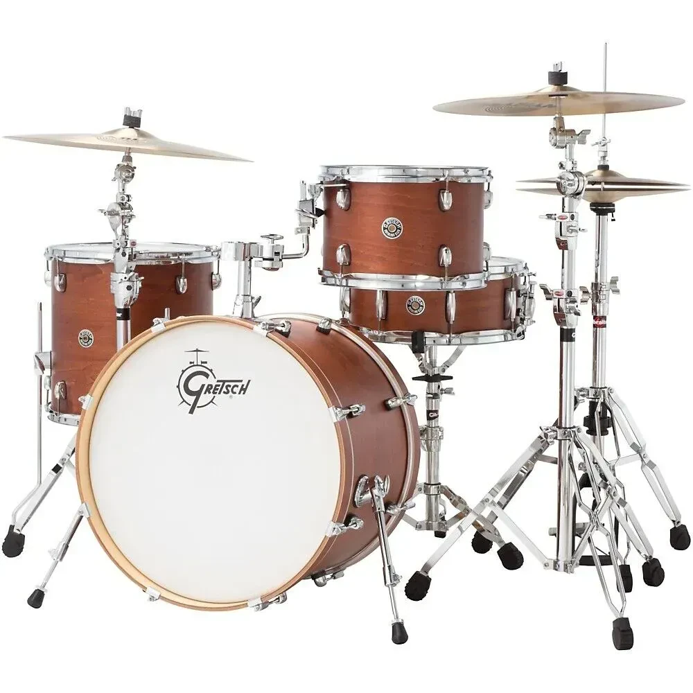 Gretsch Catalina Club Classic 4-Piece Shell Pack w/20" Bass Satin Walnut Glaze