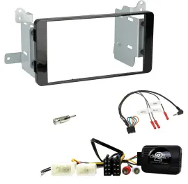 Einbauset Lenkradadapter Doppel DIN Autoradio für Mitsubishi L200 ab 10/2015