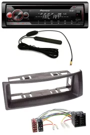 Pioneer CD USB AUX DAB MP3 Autoradio für Renault Megane Scenic bis 03 schwarz