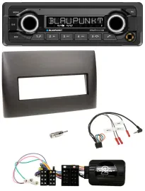 Автомагнитола для Fiat Stilo 2001–2007 Blaupunkt Bluetooth DAB USB черная
