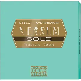 Струны для виолончели Thomastik Versum Solo A and D Cello String Combo Pack 4/4 Size, Medium