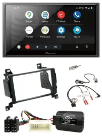 Pioneer USB 2DIN DAB Lenkrad Bluetooth Autoradio für Hyundai Santa Fe 07-12