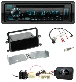 Автомагнитола Kenwood Bluetooth, DAB, USB, CD для Mitsubishi L200 (2006–2015)