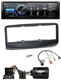 Автомагнитола JVC Bluetooth USB DAB для Fiat Multipla 2006–2010