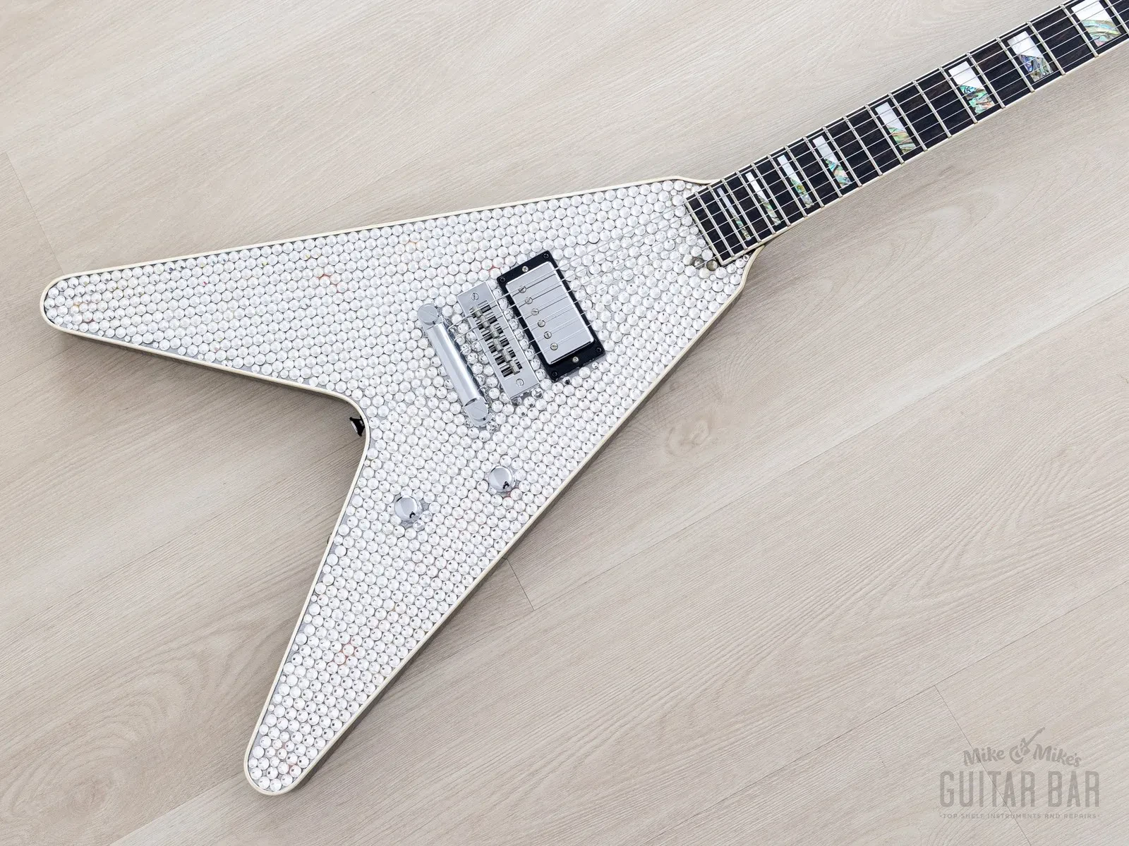 2011 Washburn Custom Shop Limited Edition Paul Stanley PSV 2200 Flying V w/ Case