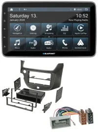 Blaupunkt USB DAB SD MP3 Bluetooth Autoradio für Honda Jazz (ab 2009) dunkelgrau