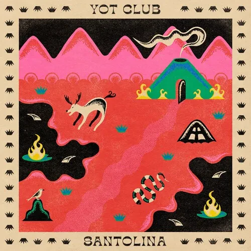 Виниловая пластинка Yot Club - Santolina [New Vinyl LP] Colored Vinyl, Cream, Pink