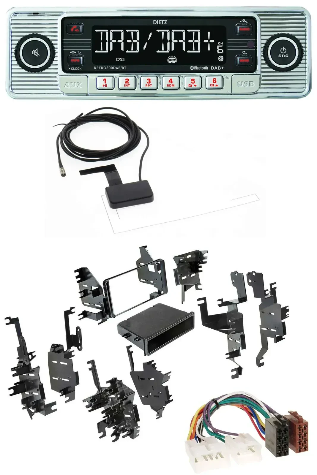Автомагнитола для Toyota Tundra/Celica/FJ Dietz Bluetooth, USB, MP3, DAB