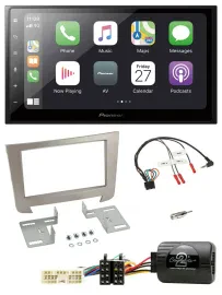 Pioneer Lenkrad Bluetooth DAB 2DIN USB Autoradio für SSangYong Rexton Telefontas