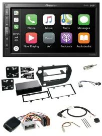 Pioneer USB Lenkrad DAB 2DIN Bluetooth Autoradio für Honda Insight ZE2 2009-2013