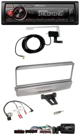 Pioneer MP3 Lenkrad CD DAB USB Autoradio für Ford Mondeo 2000-2002 silber