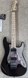 Charvel Pro-Mod So-Cal Style 1 HH, Maple Neck, Gloss Black with Mirror Pickguard