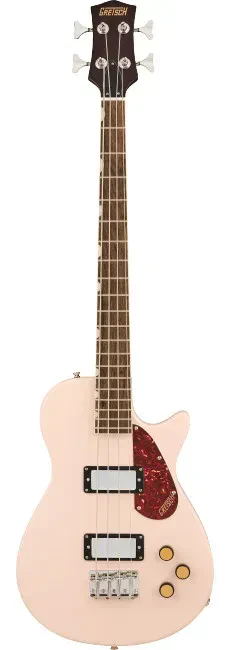 Бас-гитара Gretsch Streamliner Jet Club Bass Short-Scale, Single-Cut, лавровая накладка, Shell Pink