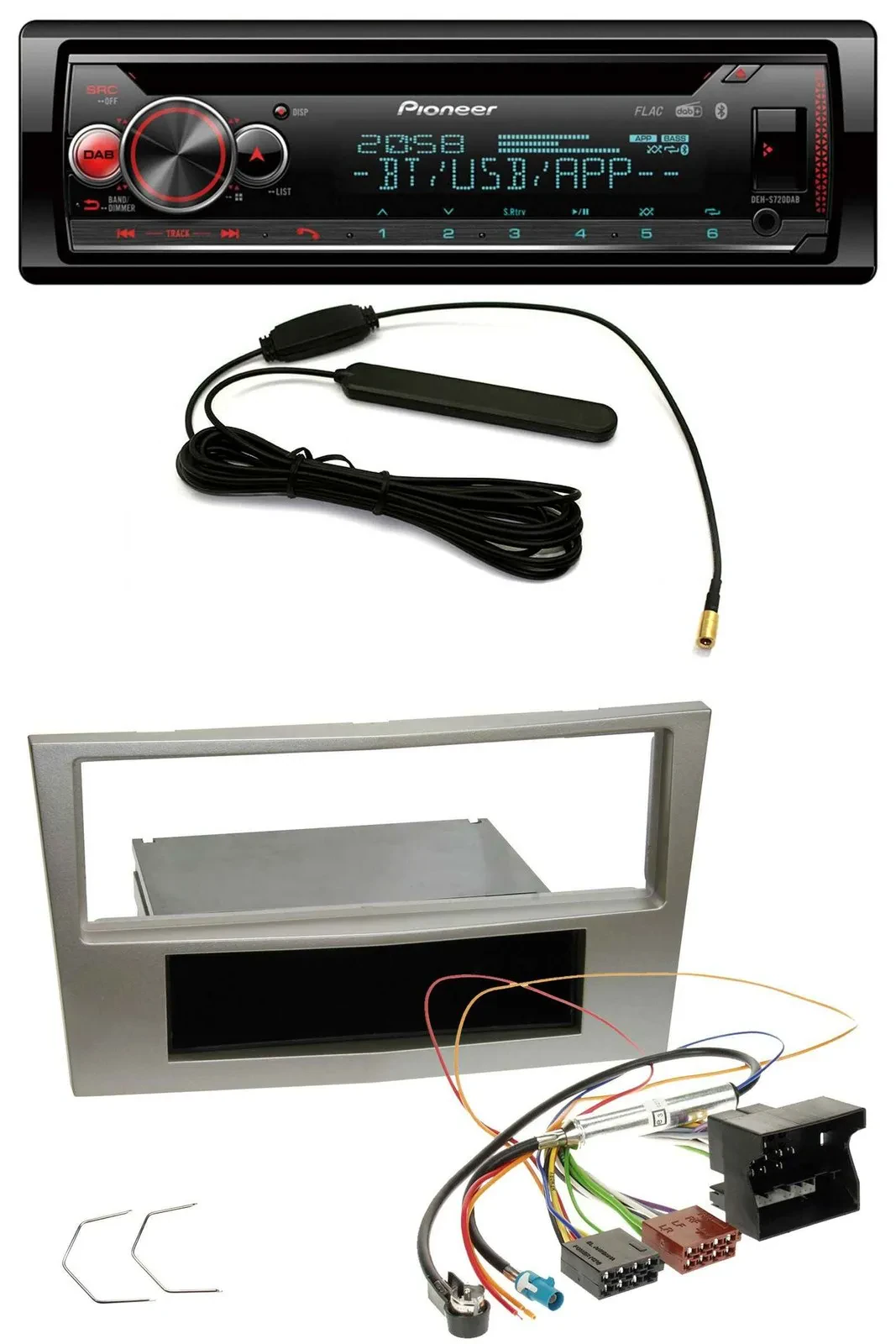 Автомагнитола Pioneer CD, USB, DAB, Bluetooth для Opel Zafira B/Astra H/Corsa D