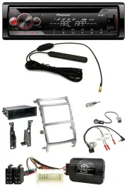 Pioneer CD USB Lenkrad DAB MP3 Autoradio für Hyundai IX55 2009-2012 silber