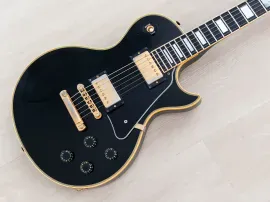 1981 Gibson Les Paul Custom Black Beauty Vintage Guitar w/ Tim Shaw PAFs, Case