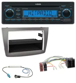 VDO AUX MP3 1DIN CD USB Autoradio für Alfa Romeo MiTo 955 08-14 ISO dunkelsilber
