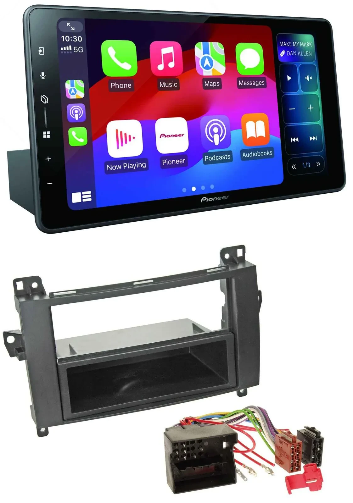 Pioneer Bluetooth DAB MP3 USB Autoradio für Mercedes A-Klasse 04-12 W169 C169