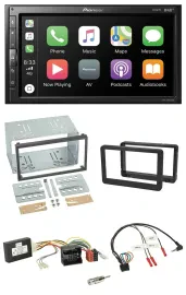 Pioneer USB Lenkrad DAB 2DIN Bluetooth Autoradio für Alfa Romeo Brera 159 Spider