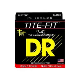 Струны для электрогитары DR Strings LT-9 Tite-Fit 9-42