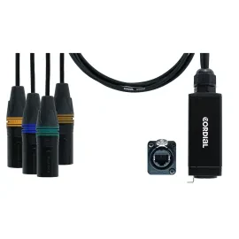 Cordial CDX 0,7 MN 3 QUAD DMX