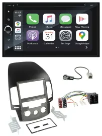 Blaupunkt 2DIN Bluetooth DAB USB DVD MP3 Autoradio für Hyundai i30 (ab 08)