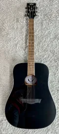 Dean AX D MAH CBK Dreadnought Mahogany acoustic guitar, Classic Black