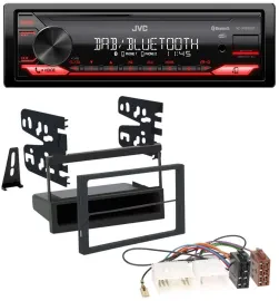JVC Bluetooth USB DAB MP3 Autoradio für Mazda 626 (99-00) / MPV (96-99)