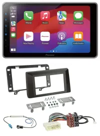 Pioneer MP3 USB DAB Bluetooth 2DIN Autoradio für Dacia Duster (ab 2021)