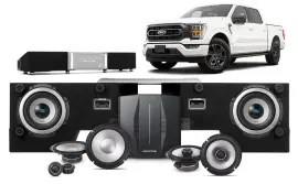 Alpine PSS-23FORD-F150 8-Speaker Audio System Upgrade Kit