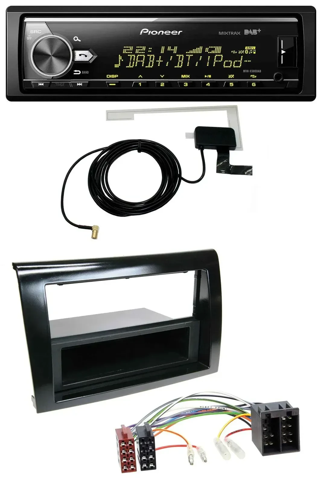 Автомагнитола Pioneer Bluetooth DAB USB MP3 для Fiat Bravo (с 2007)
