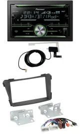 Автомагнитола Pioneer 2DIN CD USB MP3 Bluetooth DAB для Hyundai i40 (с 2011), черный