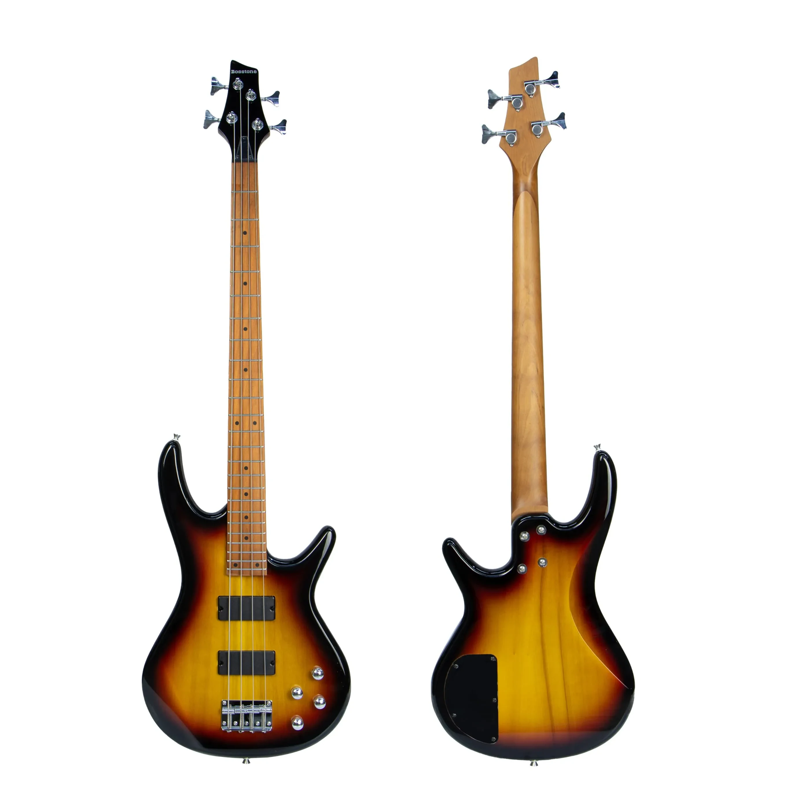 Бас-гитара Bosstone BGP-4 V.2 3TS (2025) 4 струны цвет санберст