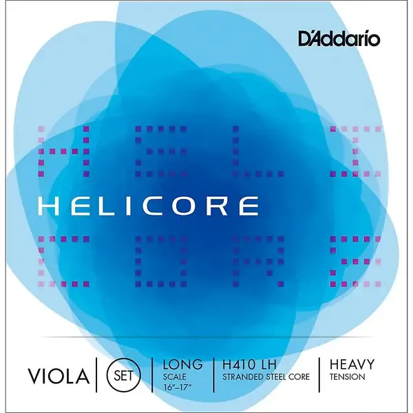 Струны для альта D'Addario H410 Helicore Viola String Set 16+ Long Scale Heavy